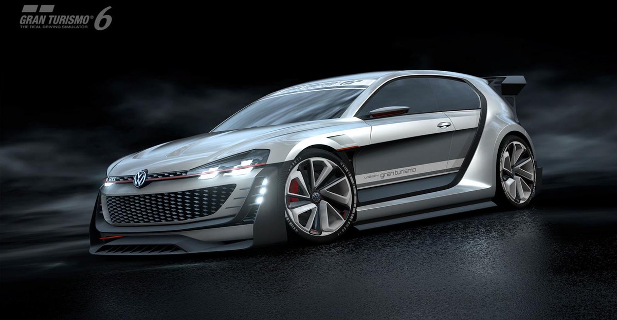 Volkswagen_IT's tweet photo. Si svela un nuovo bolide, #Volkswagen GTI Supersport Vision GT. #VisionGTI #GTISupersport #GranTurismo6 http://t.co/AWUv0HkqNv