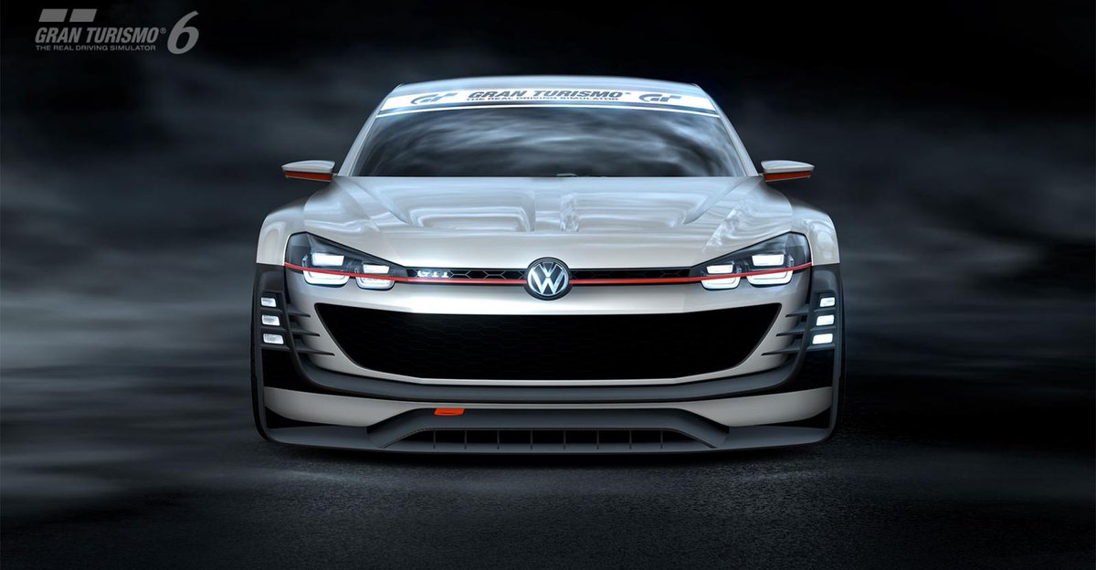 Volkswagen_IT's tweet photo. Si svela un nuovo bolide, #Volkswagen GTI Supersport Vision GT. #VisionGTI #GTISupersport #GranTurismo6 http://t.co/AWUv0HkqNv