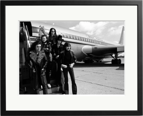 Happy 70th birthday to Ritchie Blackmore of Deep Purple. Photographed in 1974 on the US tour.  