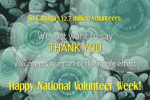 VolunteerCanada's tweet image. #NVW2015 is all about celebrating the 44% of Canadians who #volunteer. They build healthy and resilient communities!