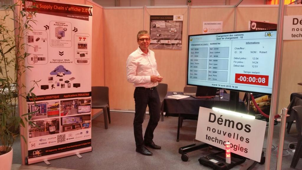 DPC_Engineering's tweet image. JUST IN LOG 2015 a Euraligistic #managementvisuel