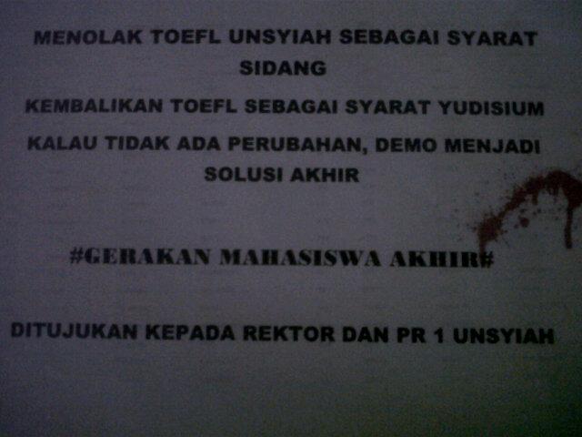 Mari lihat isi petisinya dengan seksama. #DETaKUnsyiah #HabaAneukUnsyiah @iloveunsyiah @Warta_Unsyiah