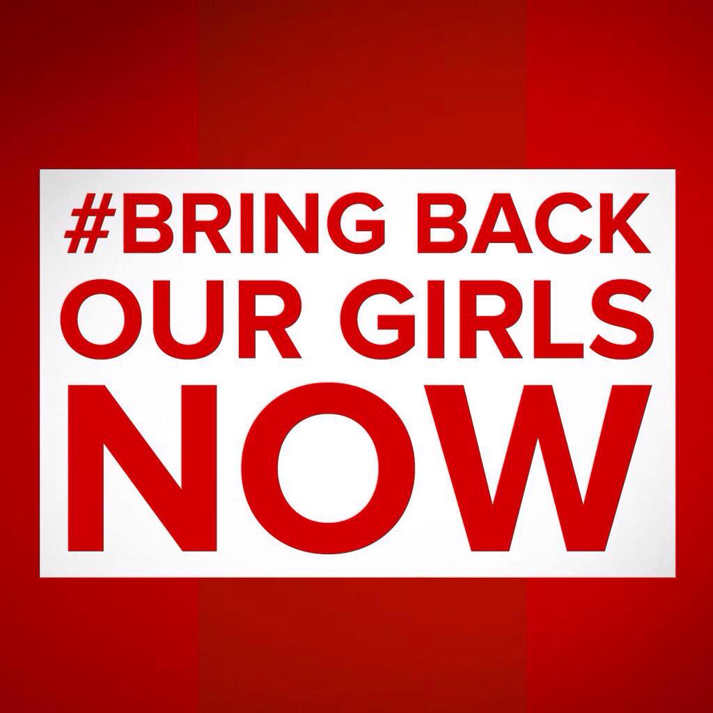 unwomenchief's tweet photo. We remember the girls and call on the world never to forget or give up. #BringBackOurGirls http://t.co/cURfpaJEUZ