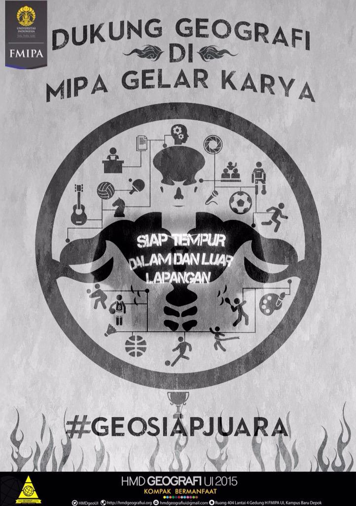 HMDGeoUI's tweet photo. #GeoSiapJuara #SemangatGeo #KompakBermanfaat http://t.co/yOKTCCin0T