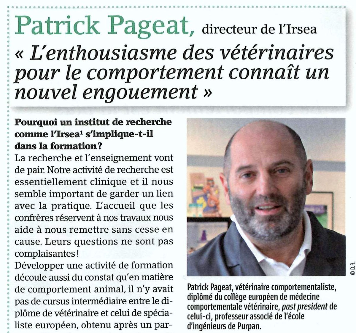 GroupIRSEA's tweet photo. #La_semaine_veterinaire highlights the #IRSEA's #formations for #veterinaries and #students.
http://t.co/0c3E8p7vft http://t.co/PLtroq50we