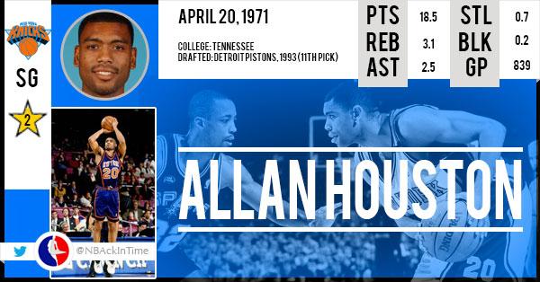 Happy Birthday Allan Houston   