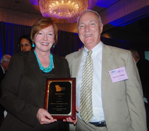 GaPubHealth's tweet photo. Congrats to @GaDPH Commissioner Dr. Fitzgerald, 2015 Sellers-McCroan award winner! http://t.co/bosxPalBLL #gpha2015 http://t.co/2ec9xPA4UD