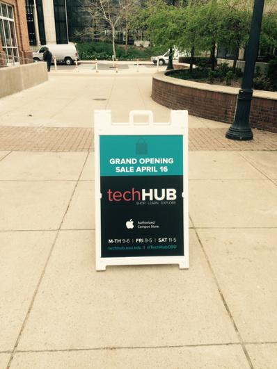 A #grandupgrade is coming Thurs! Deals on tablets, cases, computers, headphones, accessories &amp; more. Only <a href="/TechHubOSU/">Tech Hub at OSU</a>