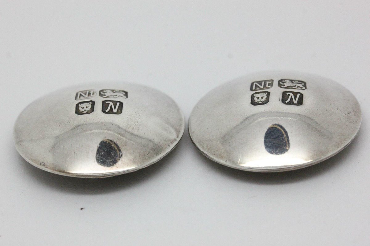 1987 VINTAGE SILVER CLIP ON EARRINGS LONDON STAMPED NT 9.2 GRAMS rover.ebay.com/rover/1/710-53…