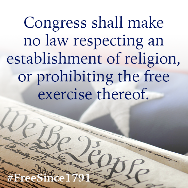 Stand up for #ReligiousFreedom in the Nation’s Capital! #FreeSince1791 ow.ly/LANje