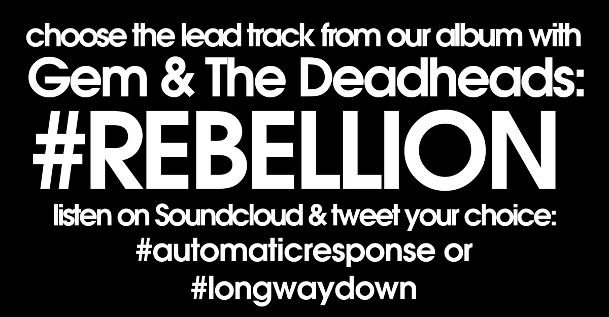 WestOneMusicGrp's tweet photo. There's still time to vote. Tell us which track you prefer by replying #AutomaticResponse or #LongWayDown http://t.co/yq3QJkom6A