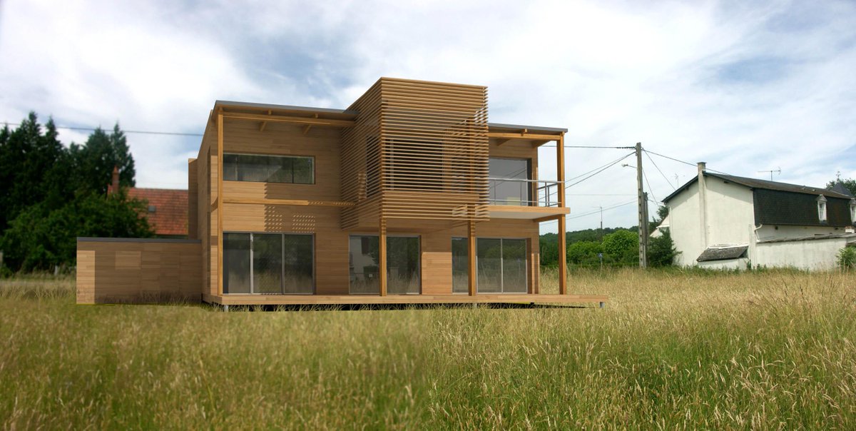 AbwWarnant's tweet photo. #Architecture #Architecte. Maison au Bec d'Allier http://t.co/9rK6MkoBcG