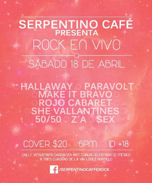 JunoGestion's tweet photo. @MakeItBravo este Sábado 18 de Abril en Serpentino Coacalco. #SomosJuno http://t.co/e8R9NMoB08