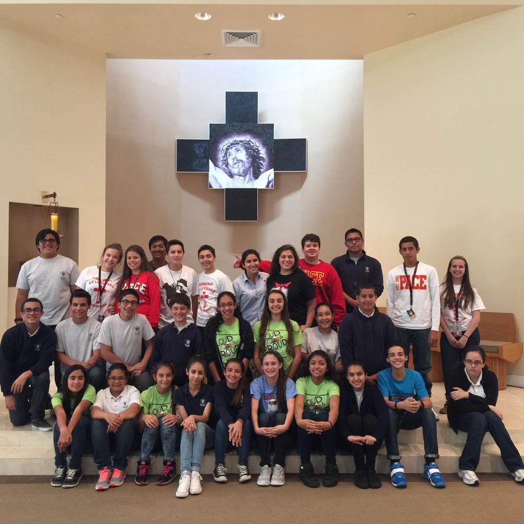 PaceSpartans's tweet photo. Thank you to all the eighth graders who attended our St. John The Apostle Spirit Day! #PaceFaith #PaceSpirit http://t.co/G0Sfs5tkFJ