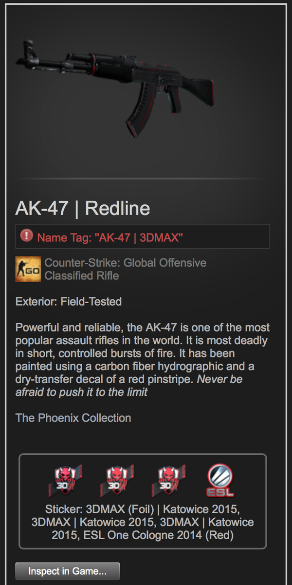 palvaila's tweet photo. I will be giving away this beautiful AK-47 | 3DMAX in memory of @3DMAXGaming. RT &amp; follow for a chance to win. http://t.co/DrhJJsiOMC