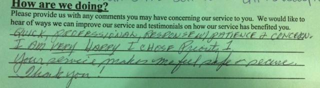 p1_security's tweet photo. Another great testimonial, thank you! http://t.co/16EaVMS2HY