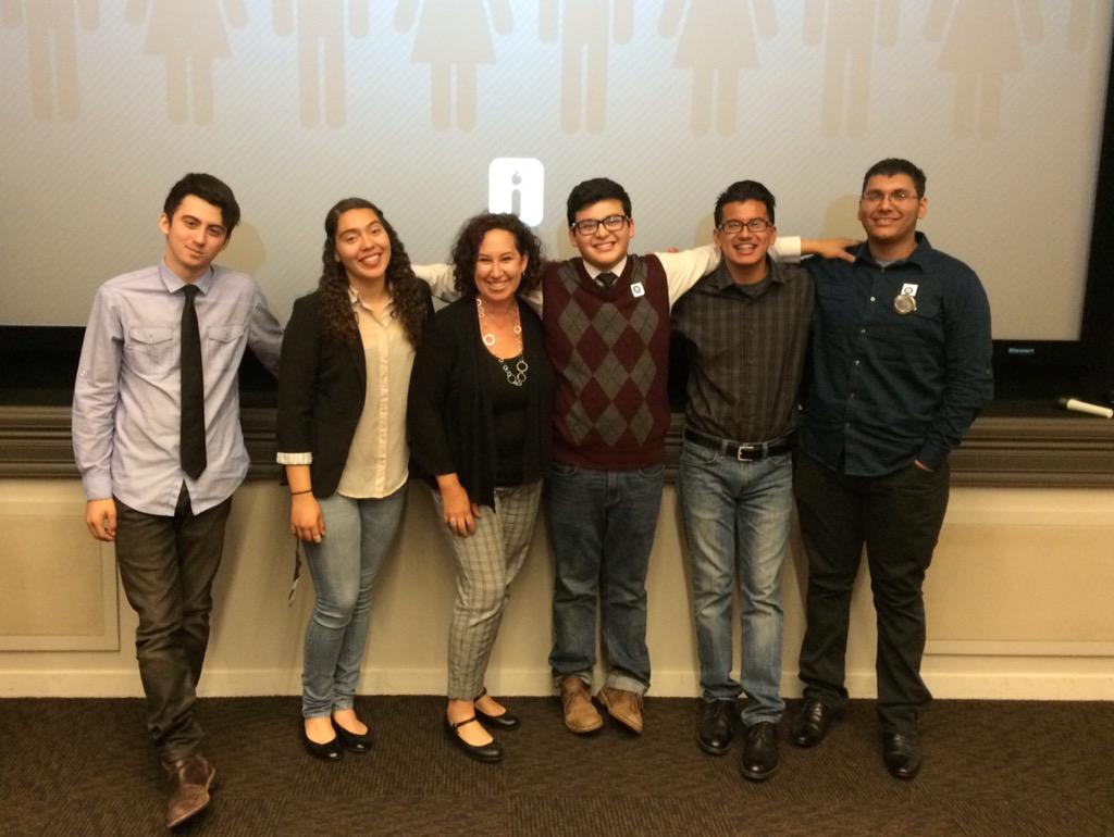 flcalendar's tweet photo. The Foshay Calendar team: @Chinchilla_guy @nicholasgf3 @mario_yyz @_sav_66 @DonisJennifer! Thank you! @leslieaaronson http://t.co/NqwmStfheL