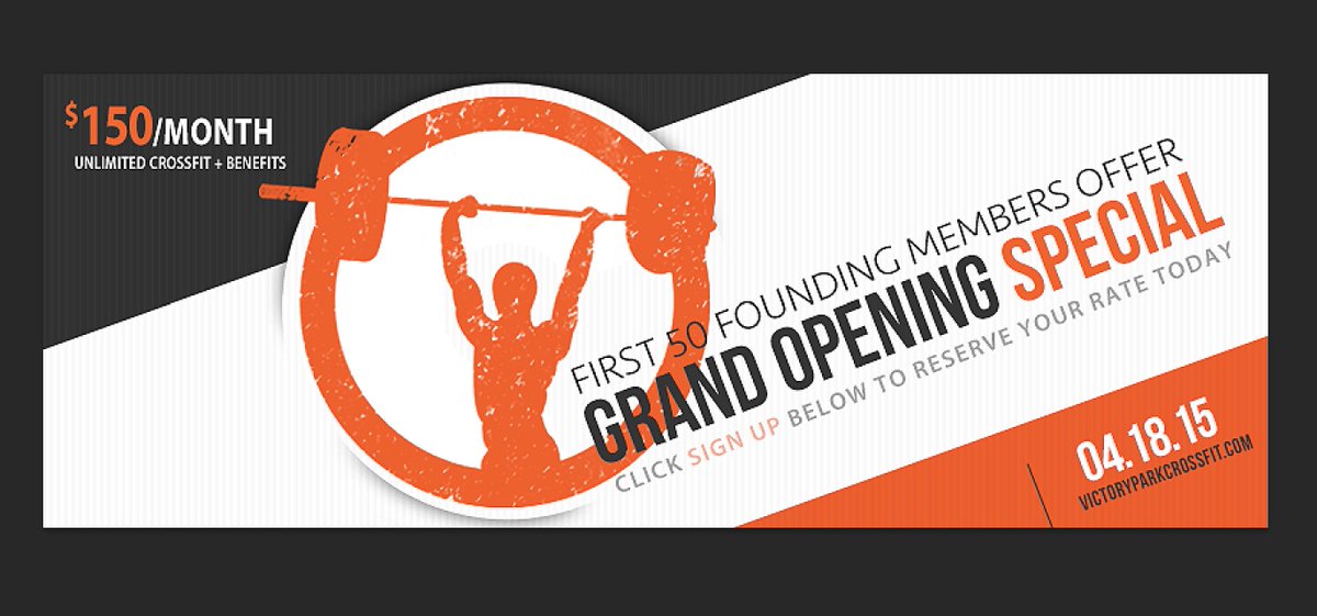 VPCrossFit's tweet photo. VPCF's Grand Opening is THIS SATURDAY! Lock in your Founders Club membership! @NPlanoCrossFit https://t.co/i3gBVd5PtR http://t.co/ROB1VgZCsc