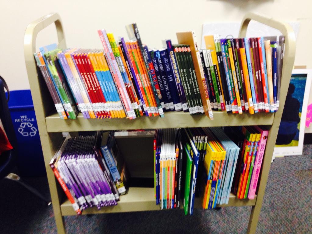 Brand new books from Birchview PTA!  We are so thankful.