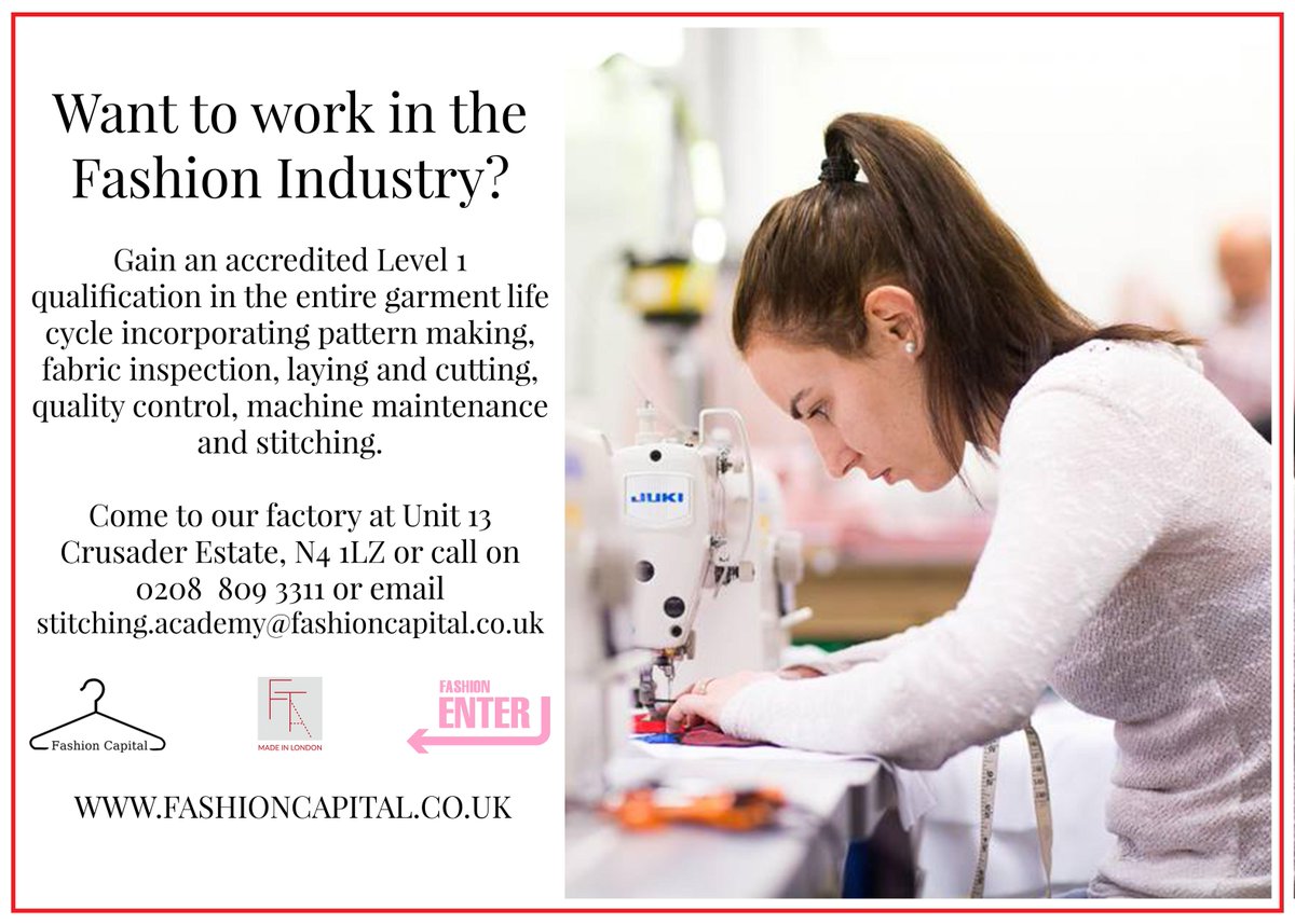 FashionCapital's tweet image. SEW WE LEARN | Learn how to create your own garments from beginner to intermediate! #patterncut #designer #fashion