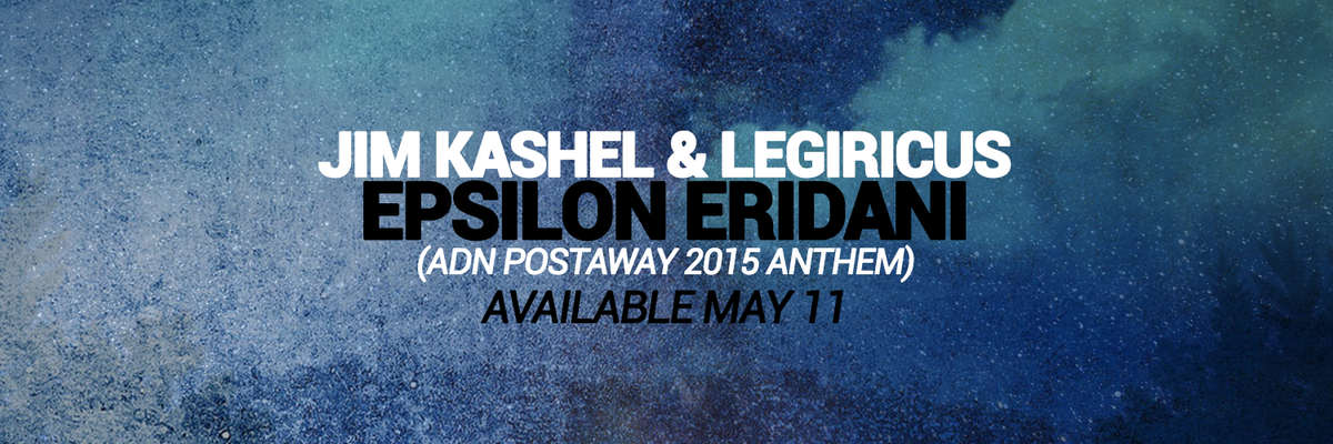 ManiaticRecords's tweet photo. Jim Kashel &amp; Legiricus - Epsilon Eridani 
(ADN Postaway 2015 Anthem)
AVAILABLE MAY 11 http://t.co/XalYpPKME0