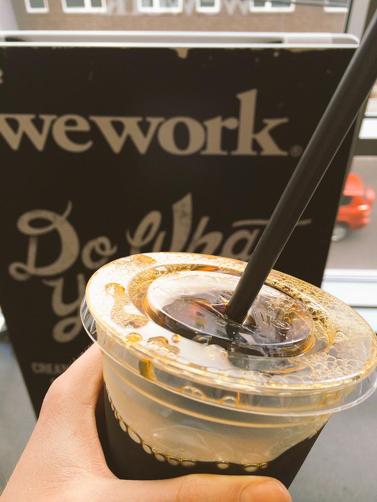 thecompostcook's tweet image. I'm at work before 9AM. I am so impressed with myself. #lowstandards  @WeWork