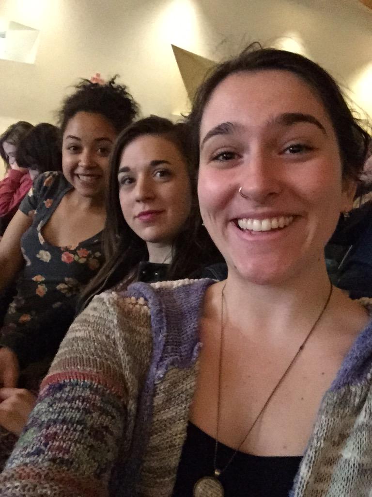 maddyCdaddy's tweet photo. So glad I got to bring some friends out to see @joshantonuccio interview @jimenoacid AMAZING #AskOUMDIA http://t.co/BWIELNHHG4