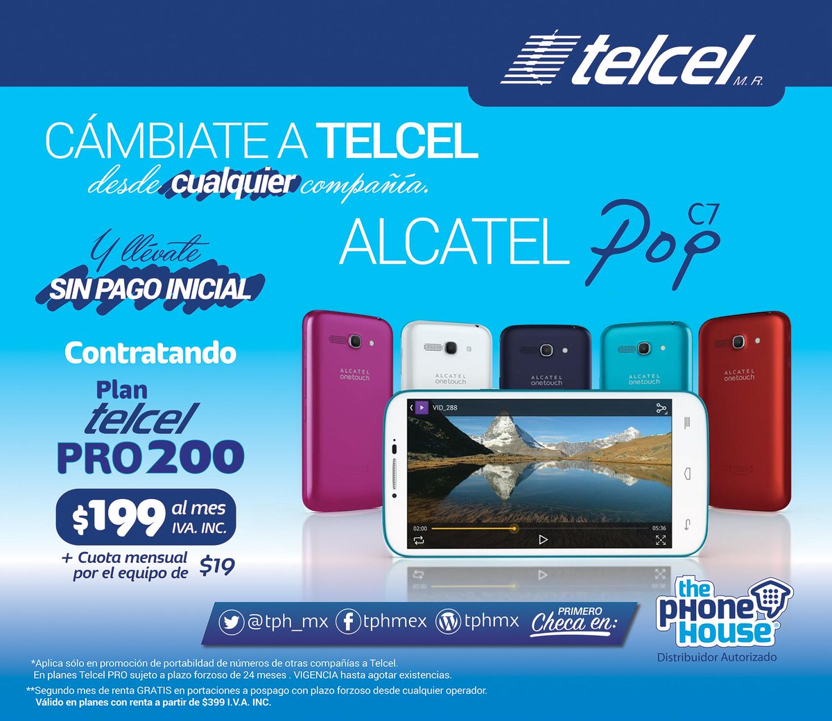 TPH_MX's tweet photo. Cámbiate a Telcel y llévate uno de estos equipos sin pago inicial con un Plan Telcel Pro #TPHMX #Telcel http://t.co/pUzyr2cjTa