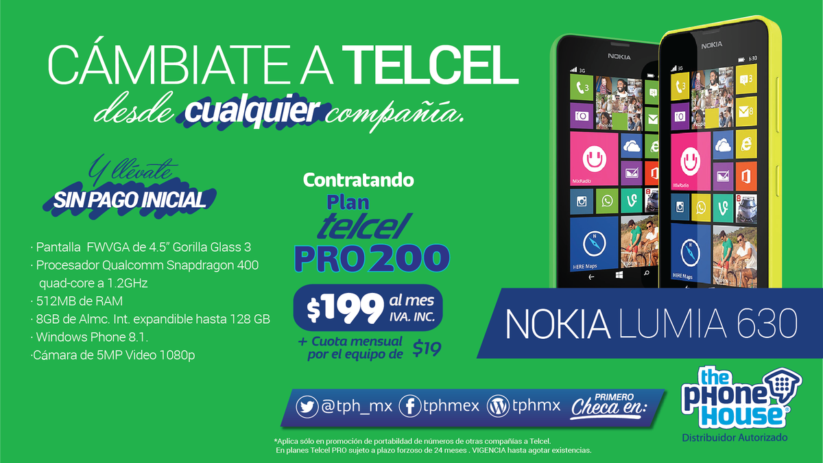 TPH_MX's tweet photo. Cámbiate a Telcel y llévate uno de estos equipos sin pago inicial con un Plan Telcel Pro #TPHMX #Telcel http://t.co/pUzyr2cjTa
