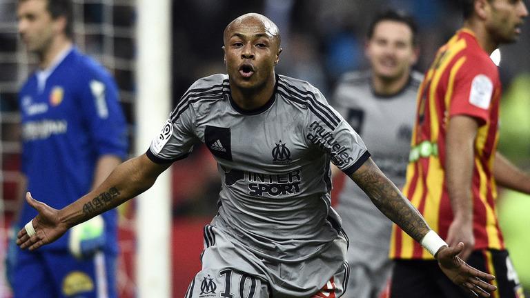 SkySportsPL's tweet image. Marseille ace Andre Ayew has told Sky Sports a Premier League move would be an "honour". sky.me/1ynMIlc