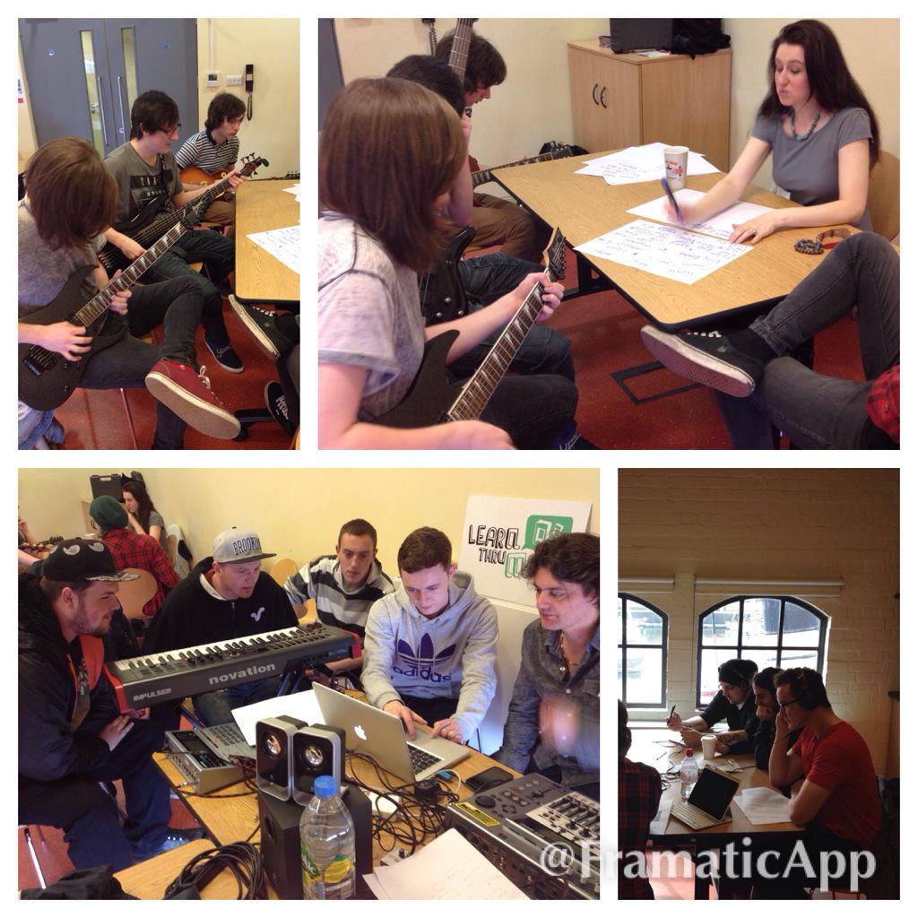 hoogie100's tweet photo. Getting our #beats and #lyrics on!! with #getstartedwithmusic @PrincesTrustWal @PrincesTrust @LearnThruMusic #music http://t.co/pHQtCbjbWj
