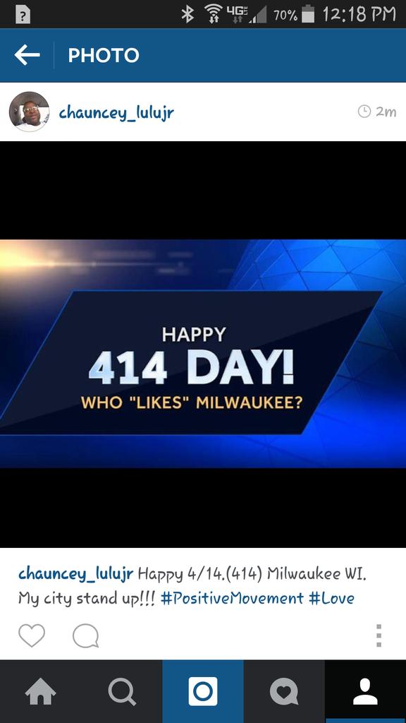 BigLu414's tweet image. 💯 #PostiveMovement #414Love