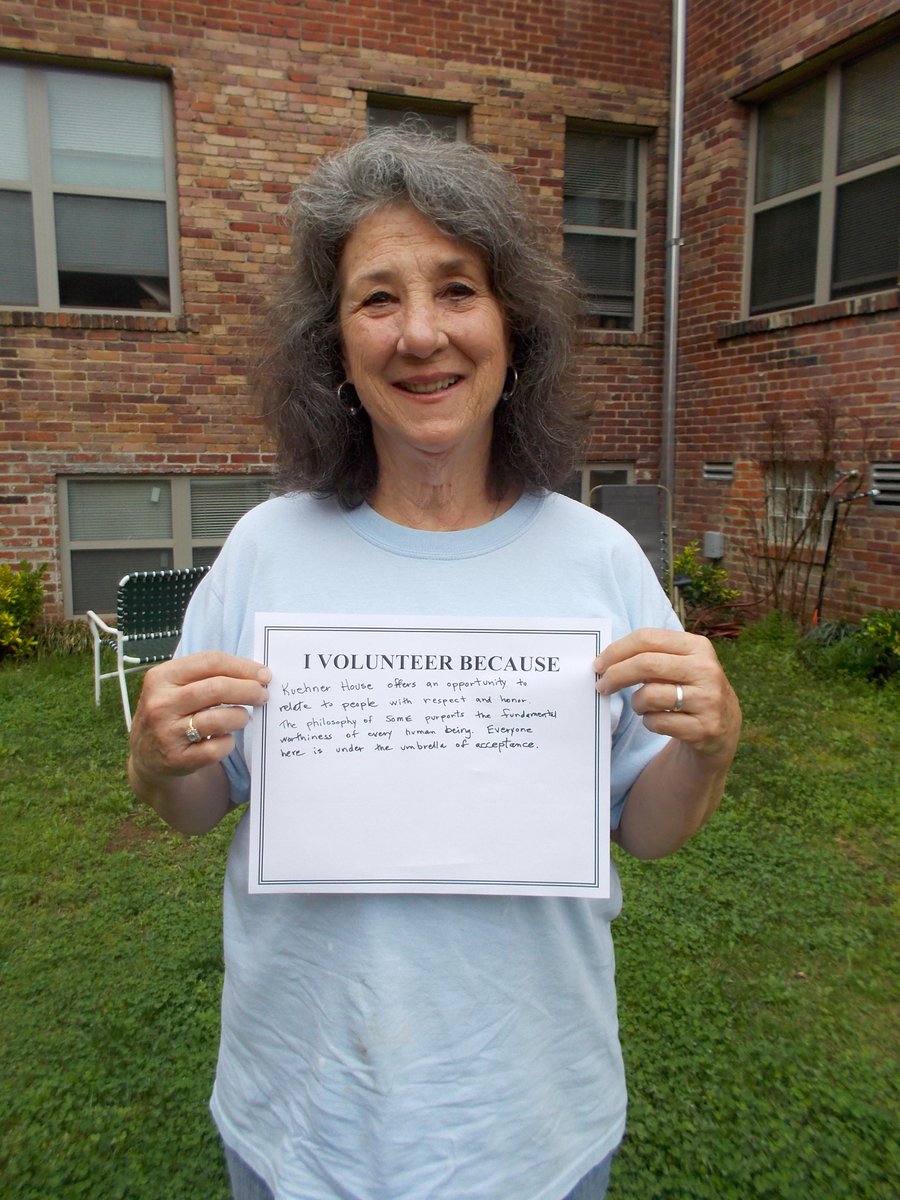 'Kuehner House offers an opportunity to relate to people with respect and honor' Anne #SOMEvolunteer #NVW2015