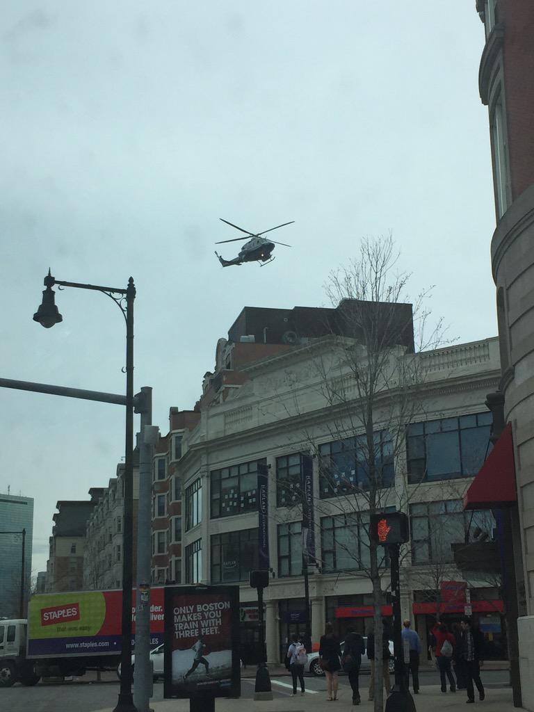 lauravalente's tweet photo. @bostonpolice flying a little there, eh? http://t.co/eB6qttvtqc