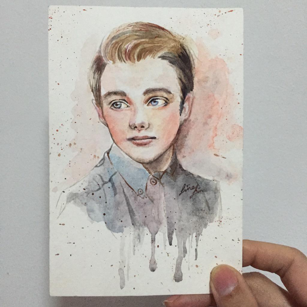 LineLin126's tweet photo. Some traditional paintings of mine. @chriscolfer @ChrisColferCN http://t.co/wJP2ATZLJu