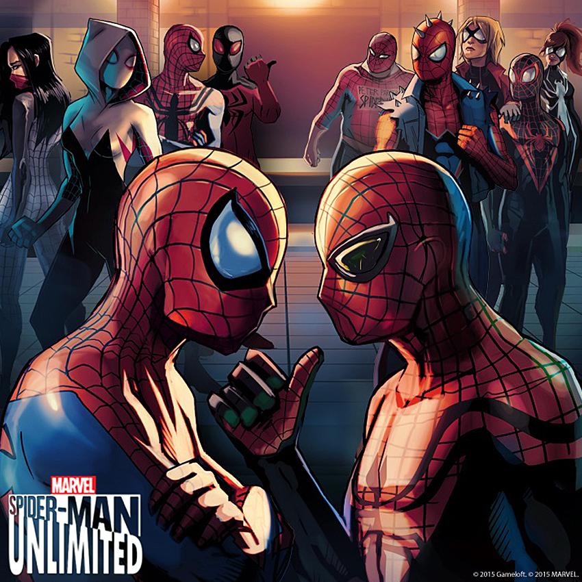 MarvelGames's tweet photo. Join the co-op Clash of Spiders event in #SpiderMan Unlimited, plus meet Ghost Spider: http://t.co/5H6eEbN4Ll http://t.co/zNMOKmZj12