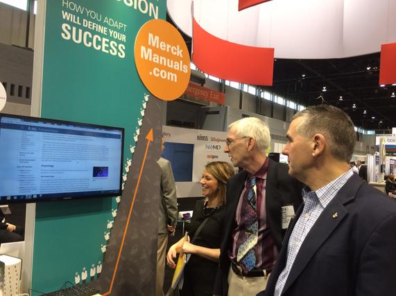 MerckManualPro's tweet photo. Don't forget to stop by booth 8127 today + chat with Dr. Porter about @MerckManual's new site + mission! #HIMSS15 http://t.co/J1HjHpdD2q