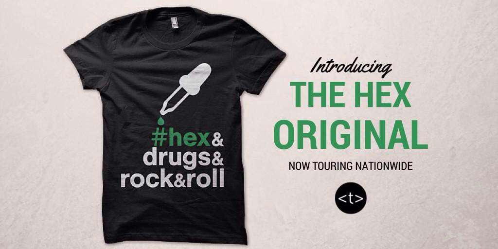 techthreadsco's tweet image. Calling all #designers - the #HEX tee awaits you: goo.gl/l3EV5U #design #graphicdesign #webdesign