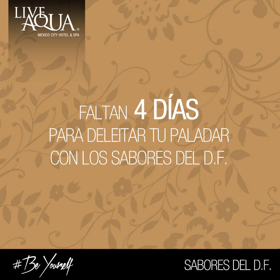 LiveAquaMexCity's tweet photo. Faltan 4 días para deleitar tu paladar con @SaboresDelDF a beneficio de @ANSeRac en #LiveAquaMexCity http://t.co/deBbNJDnEt