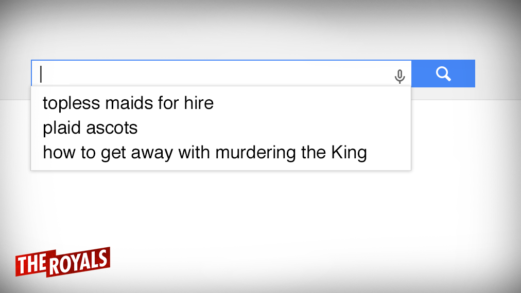 Always clear your cookies, Cyrus. 🍪 #TheRoyals