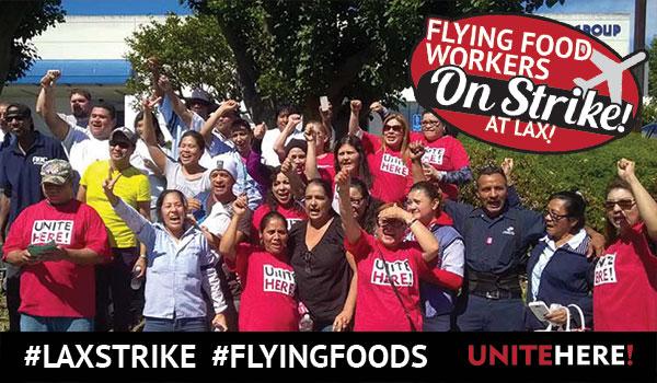 Culinary226's tweet photo. Too few supplies/overworked staff = @airfrance airline caterers are ON STRIKE! RT to support #FlyingFoods #LAXstrike! http://t.co/6wwIsXHZ9e
