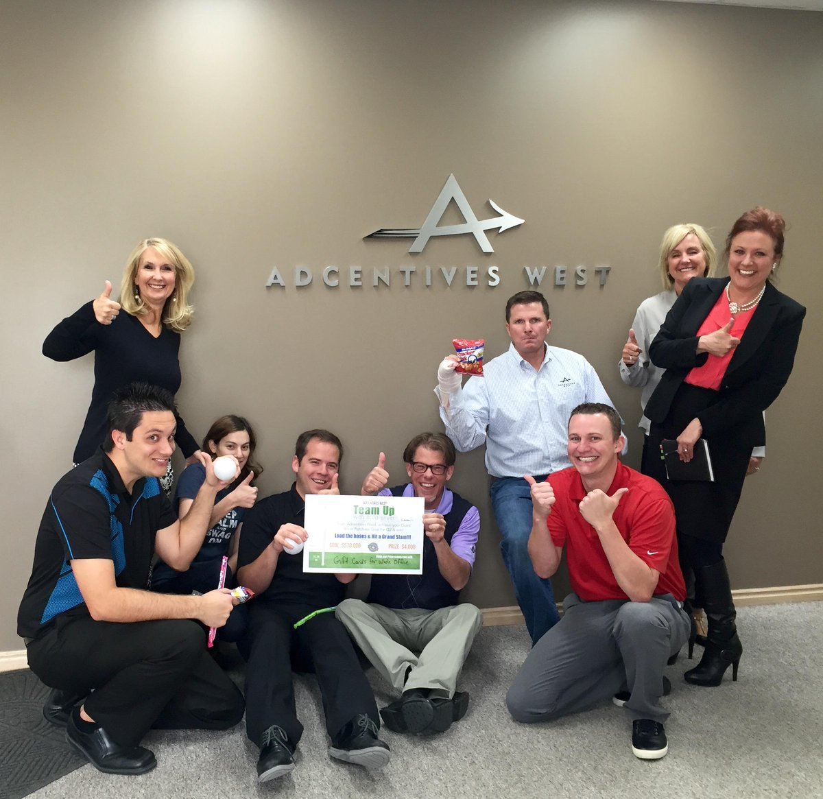 adcentiveswest's tweet photo. @FacilisGroup Adcentives West is ready to Team Up with gold/silver! #facilisgroup http://t.co/eozHAQn6Ht
