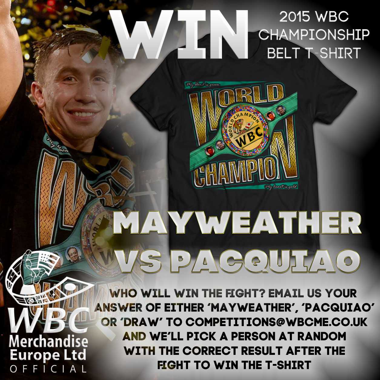 wbc champion t shirt