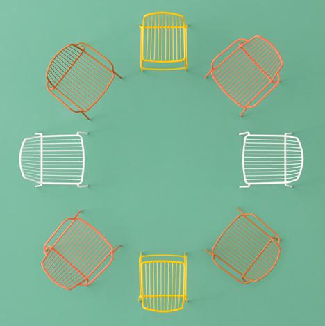 dezeen's tweet photo. .@Pedrali launches latest products in Milan: http://t.co/KMh8rmpOOO #milanodesignweek #design http://t.co/8MfFUrZga6