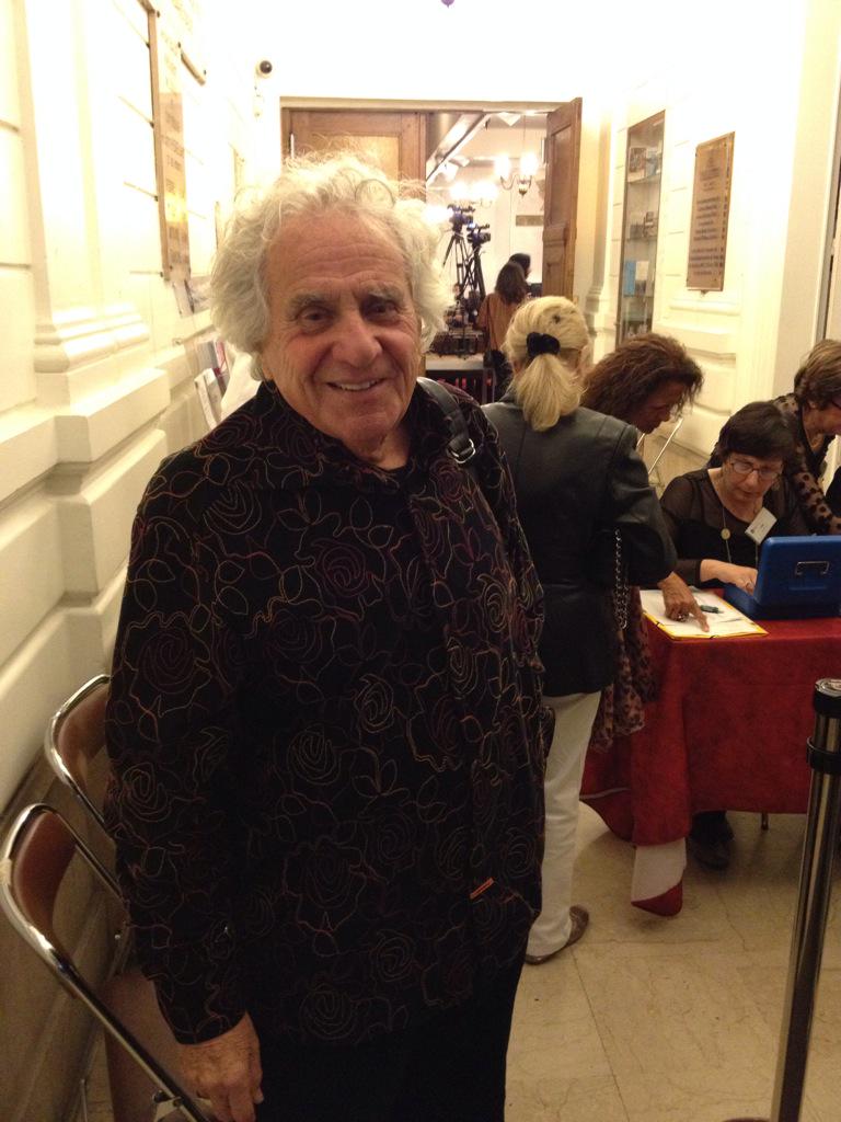 Le compositeur Serge Kaufmann, son œuvre est jouée à la @synagoguecopernic pour les 70 ans #Shoah @FondCopernic