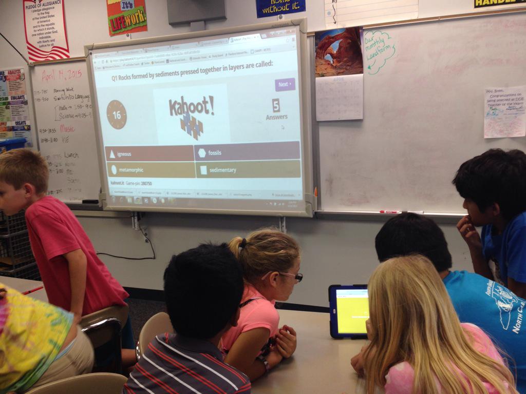MrsBrem's tweet photo. What a "hoot" Ss had using @GetKahoot to review what we learned about rocks & minerals yesterday! #sci4P2 http://t.co/IEyQGLmxb6