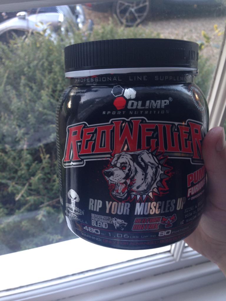 BGups18's tweet photo. Not messing around with amateur supplements anymore! #redweiler http://t.co/SFaZDCZKjR