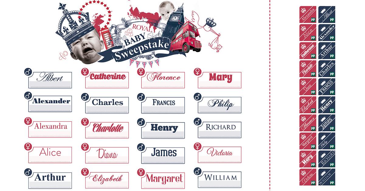 With Duchess Kate due soon, we've been looking at likely names for George's little sibling:  bingo.paddy.pr/NnZO0F