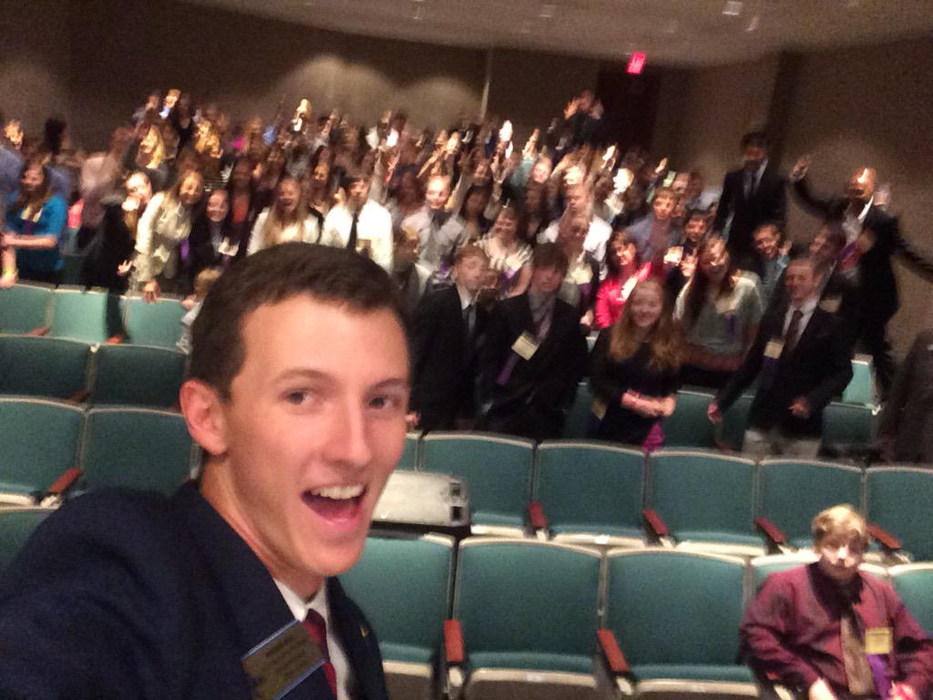 NCFBLAWestern's tweet photo. Western Region Rally members are the best! #NCSLC15 http://t.co/y5810msjVe