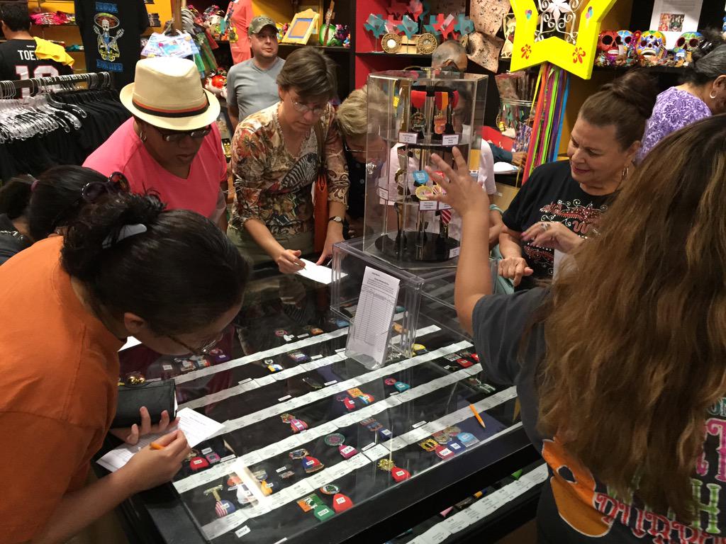 SABJEnergy's tweet photo. Fiesta Medal Mania is sweeping San Antonio. Many of the medals are made here in the Alamo City! #FiestaSA #SABiz http://t.co/DfS9p0sazo